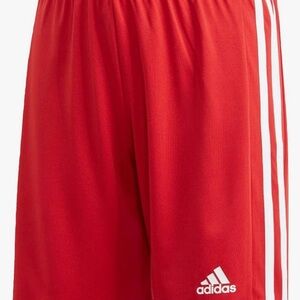 Adidas Men's Red Sports Shorts S Drawstring Soccer
